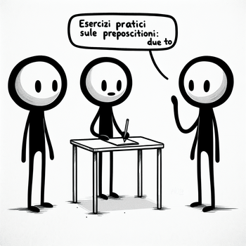 Esercizi Pratici sulle Preposizioni: Due to