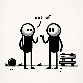 Esercizi pratici sull'uso di 'Out of' in inglese