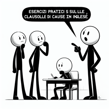 Esercizi Pratici sulle Clausole di Causa in Inglese
